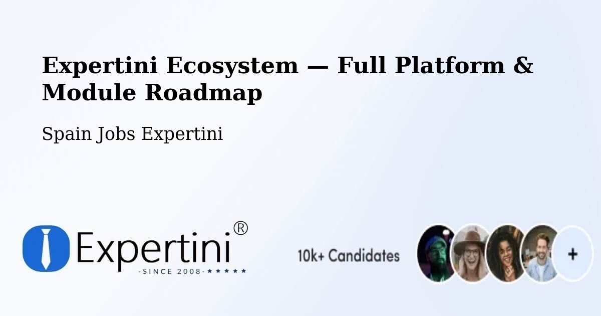 Expertini Ecosystem — Full Platform & Module Roadmap – Grado